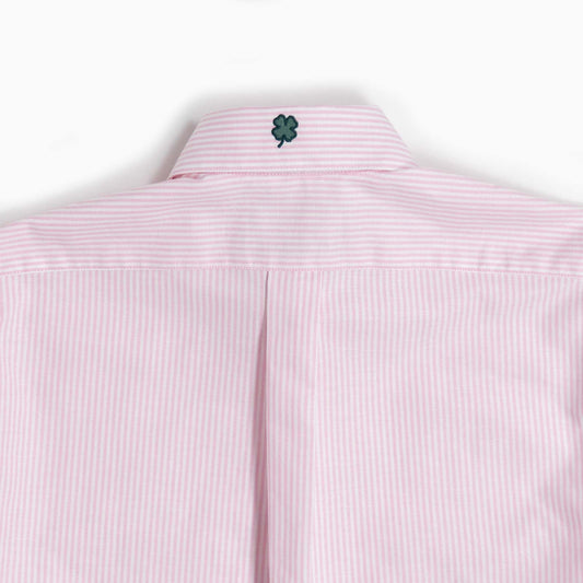 Camicia Botton Down Oxford righe rosa