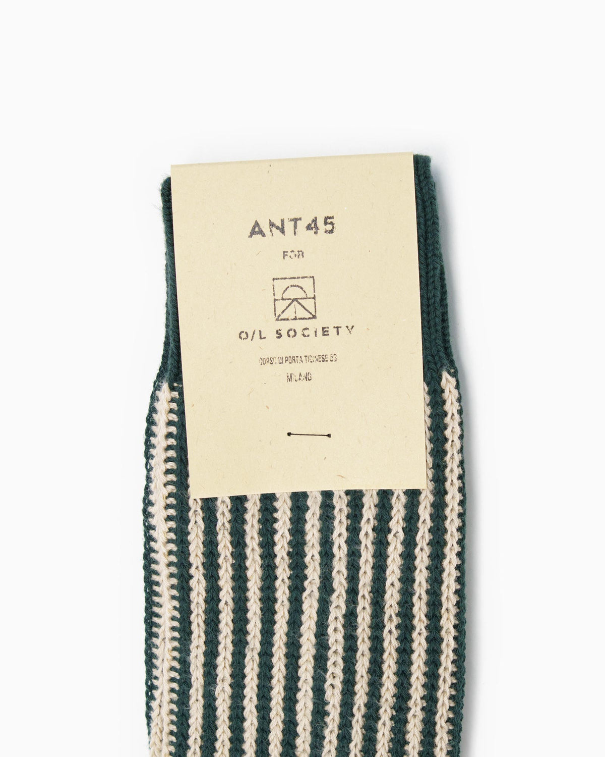 Calze a righe short X ANT45 - Dark Green