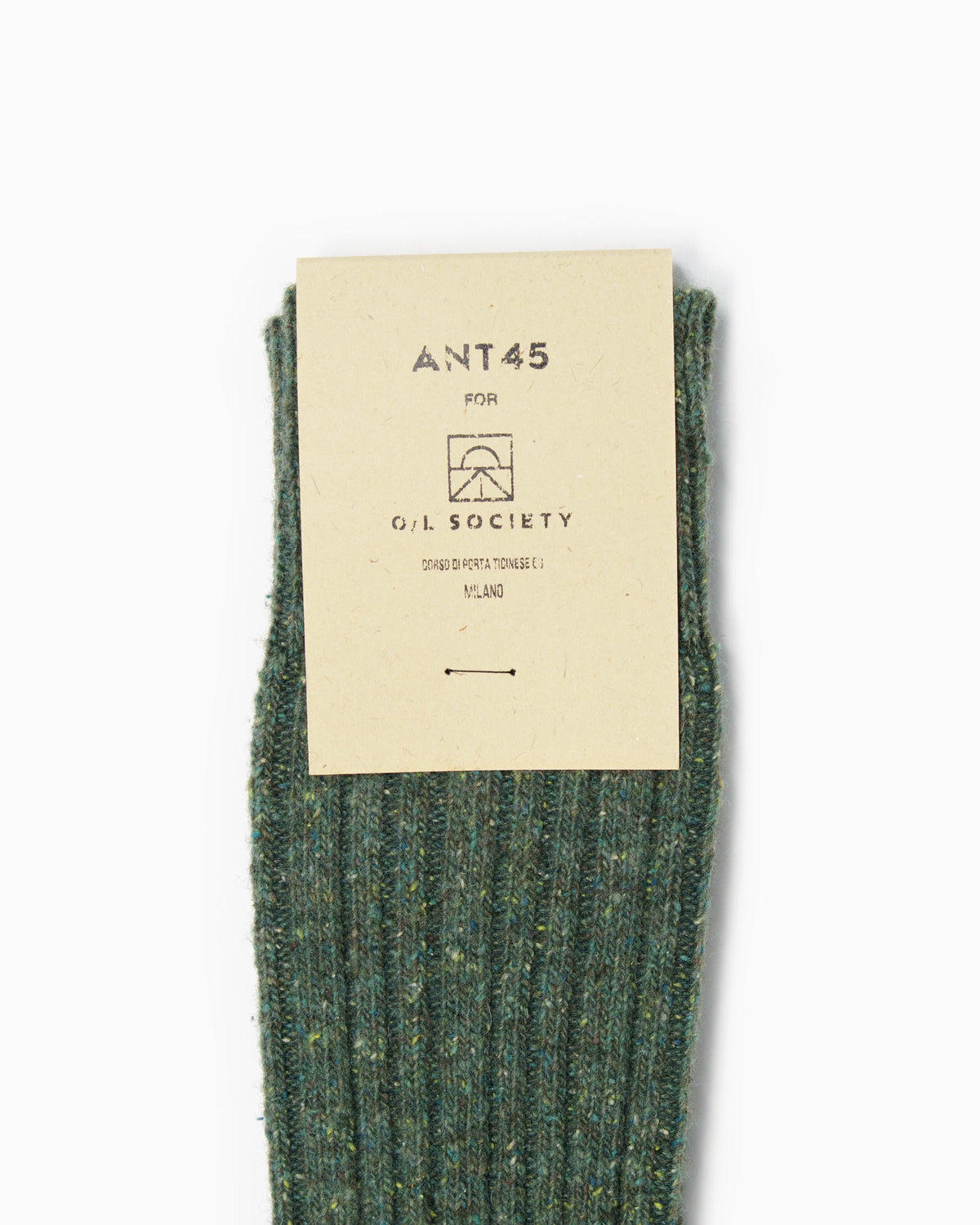 ANT45 Wool Short Socks - Military