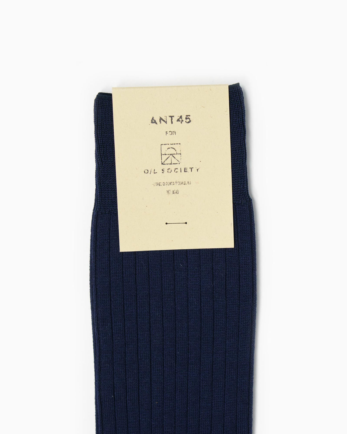 ANT45 Filo Long Socks - Navy