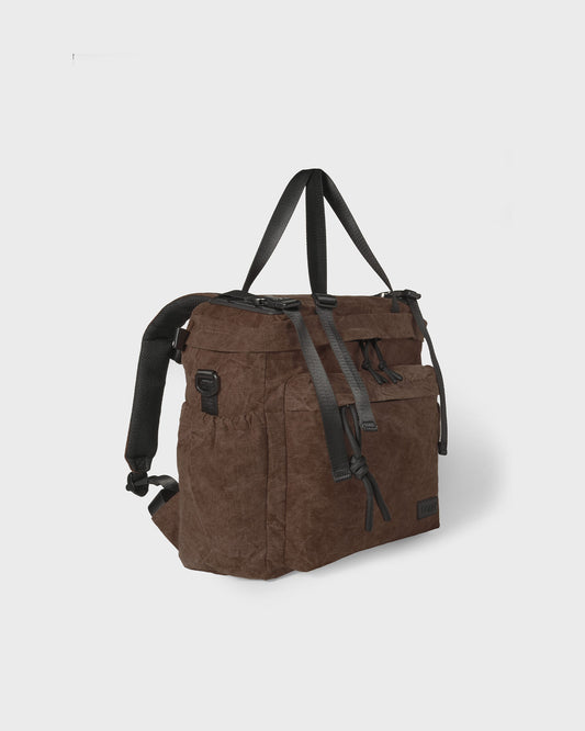 East-West Backpack 20L - Waxed Brown