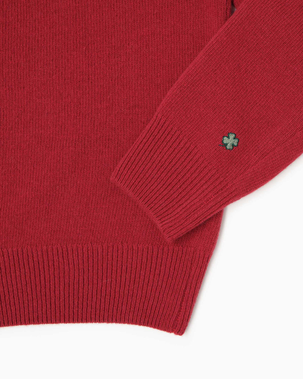 Crew Neck Jumper 100% Merino - Red