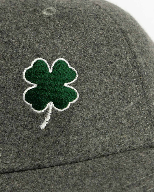 Grey Four-Leaf Clover Winter Baseball Cap
