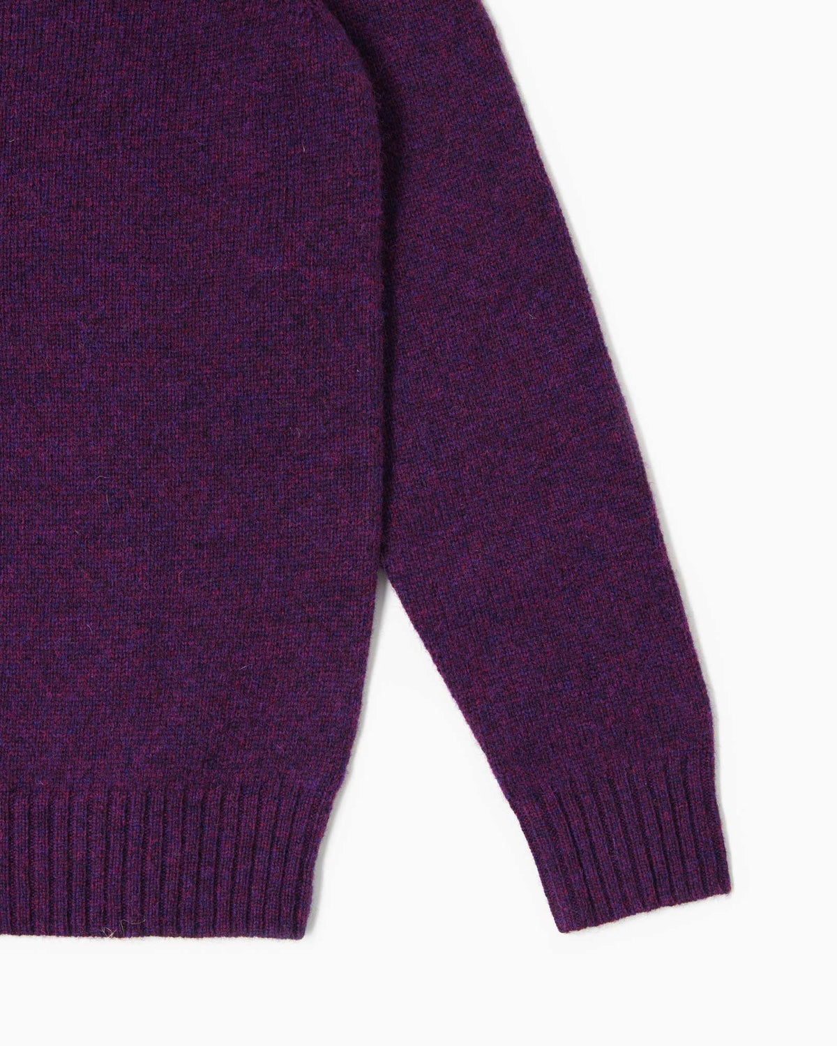 Maglione girocollo Shetland - Ortensia Mèlange