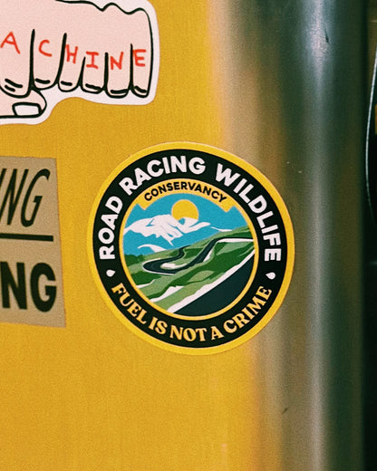 Fuel is Not a Crime - Road Racing Wildlife