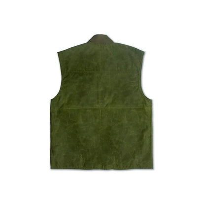 DMD - Gilet cotone cerato - Verde