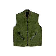 DMD - Gilet cotone cerato - Verde