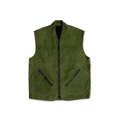DMD - Gilet cotone cerato - Verde