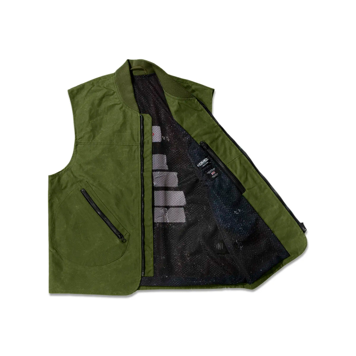 DMD - Gilet cotone cerato - Verde