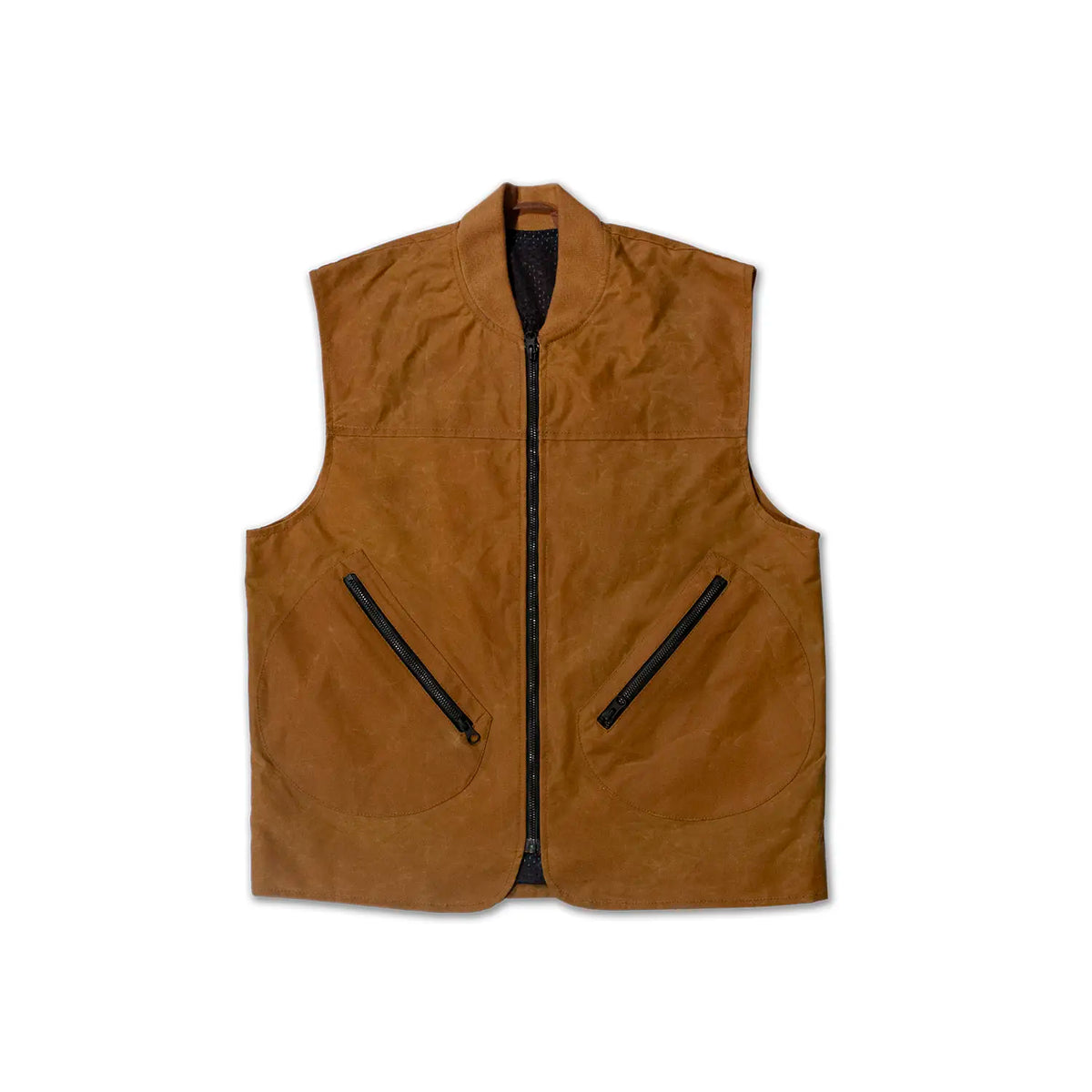 DMD - Gilet cotone cerato - Senape
