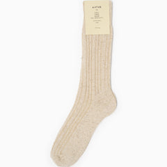 ANT45 Wool Short Socks - Beige