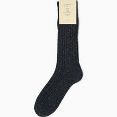 ANT45 Wool Short Socks - Black