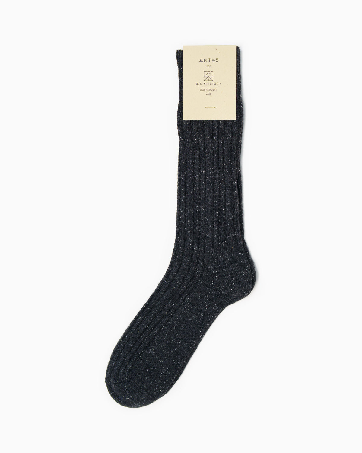 ANT45 Wool Short Socks - Black