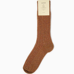 ANT45 Wool Short Socks - Camel