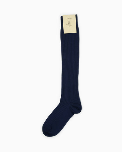 ANT45 Filo Long Socks - Navy