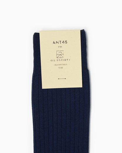 ANT45 Filo Long Socks - Navy