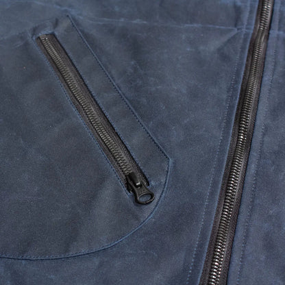 DMD - Gilet cotone cerato - Blu