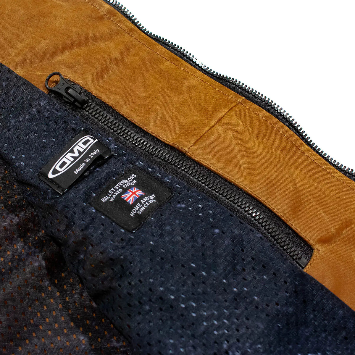 DMD - Gilet cotone cerato - Senape