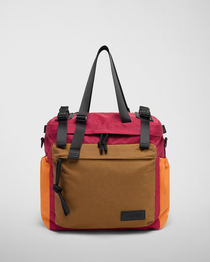 East-West Backpack 18L - Orange/Cherry/Camel