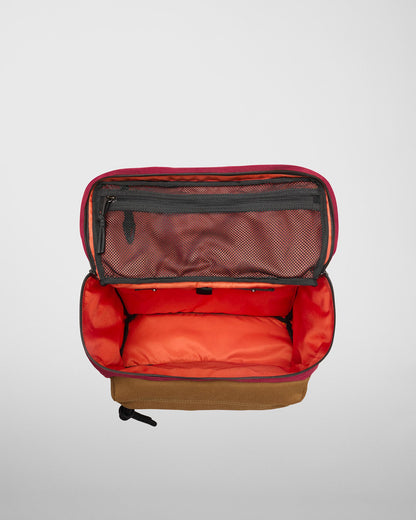 East-West Backpack 18L - Orange/Cherry/Camel