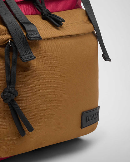 East-West Backpack 18L - Orange/Cherry/Camel