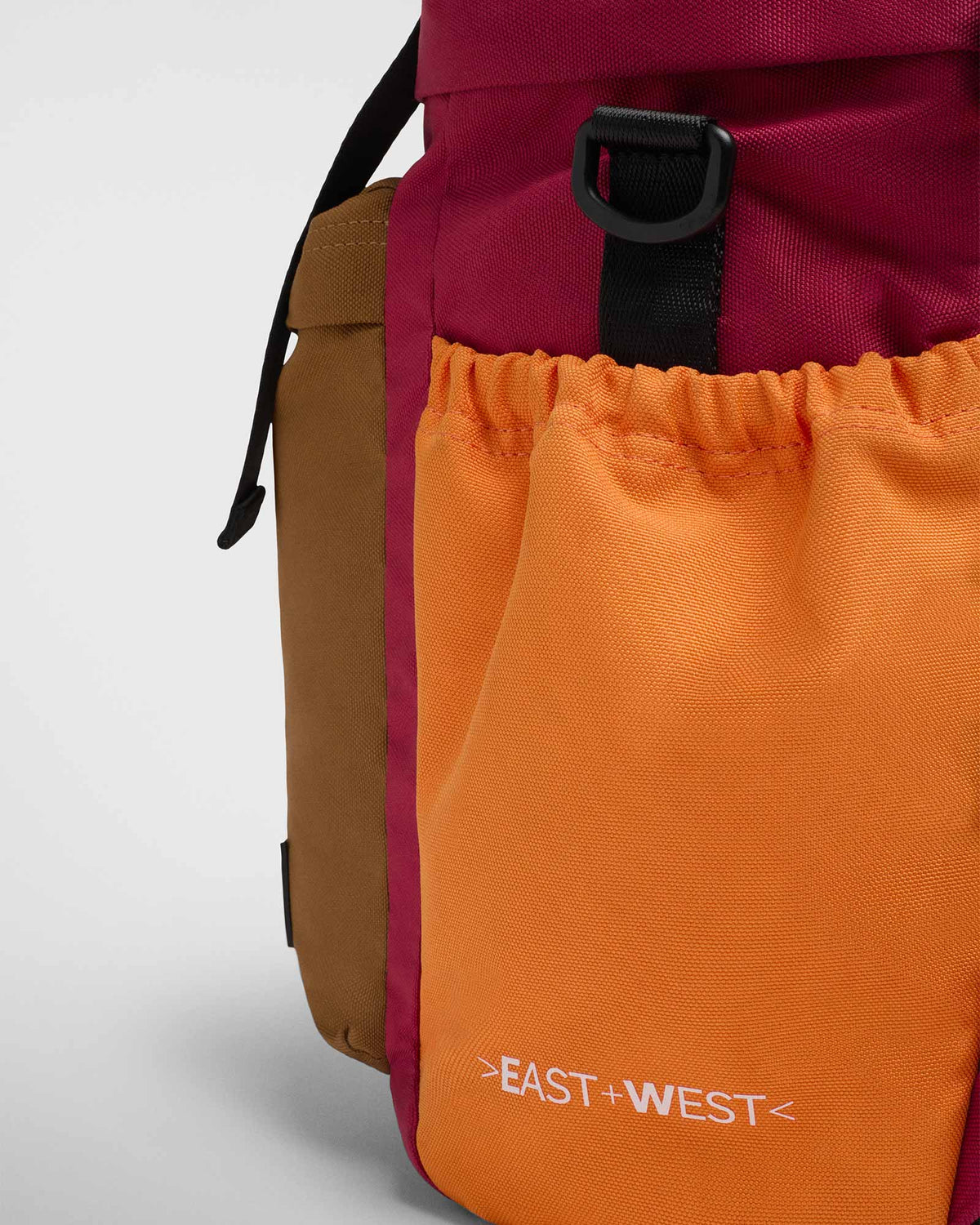 East-West Backpack 18L - Orange/Cherry/Camel