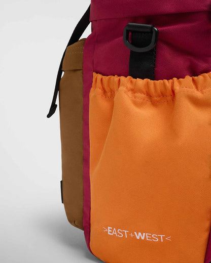 East-West Backpack 18L - Orange/Cherry/Camel