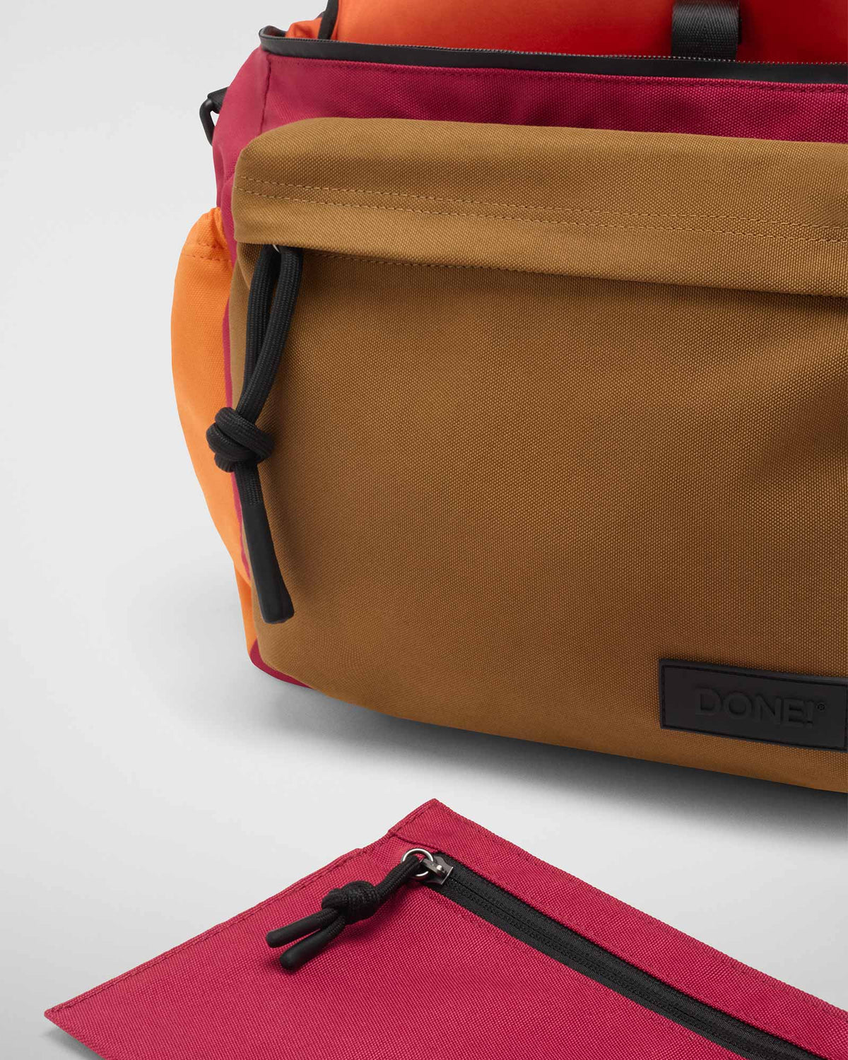 East-West Backpack 18L - Orange/Cherry/Camel