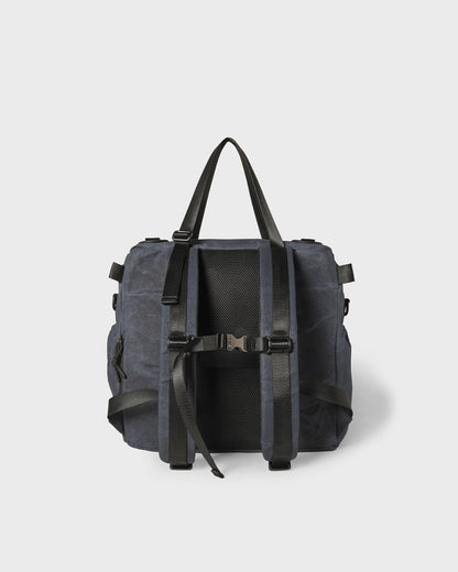 East-West Backpack 20L - Waxed Dark Blue