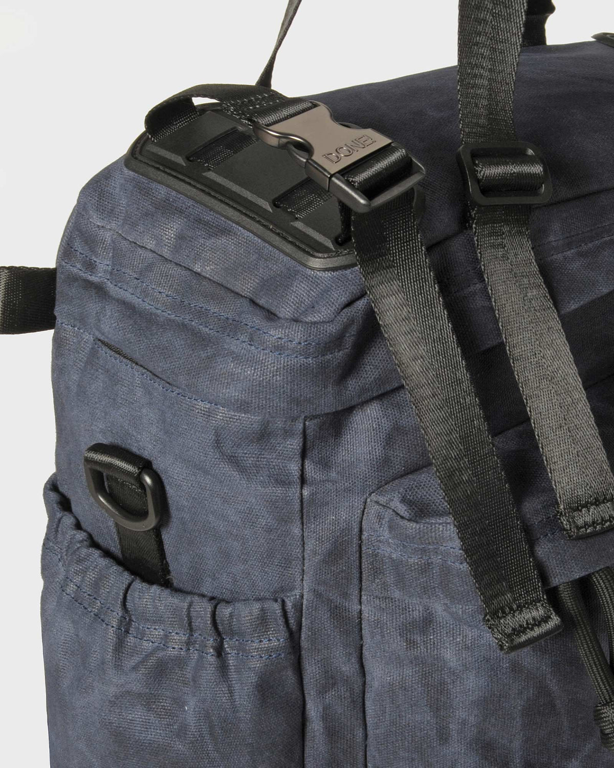 East-West Backpack 20L - Waxed Dark Blue
