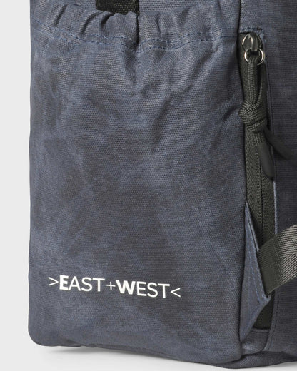 East-West Backpack 20L - Waxed Dark Blue