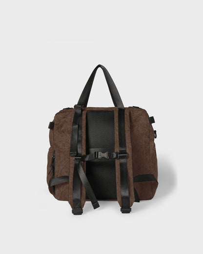 East-West Backpack 20L - Waxed Brown