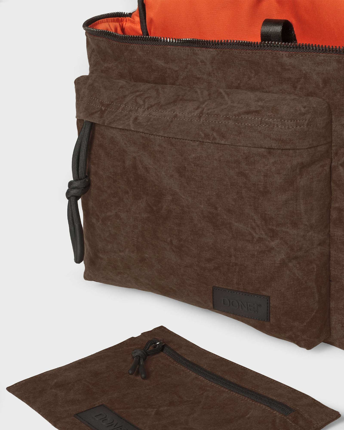 East-West Backpack 20L - Waxed Brown
