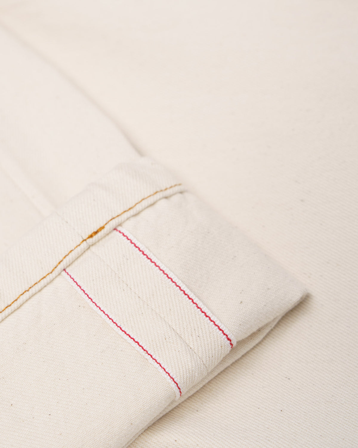 Pantaloni Fatigue - Denim Ecrù Cimosato