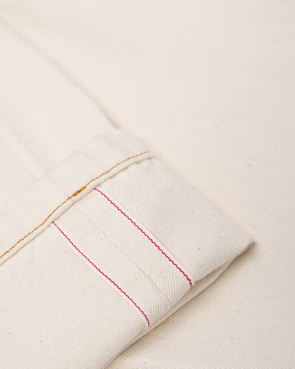 Pantaloni Fatigue - Denim Ecrù Cimosato