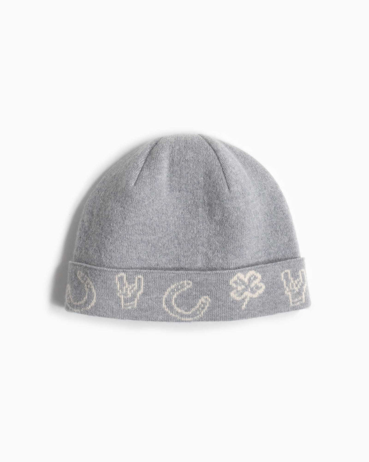 Cashmere Beanie - Lucky Charms Grey