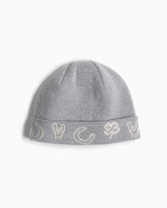 Cashmere Beanie - Lucky Charms Grey