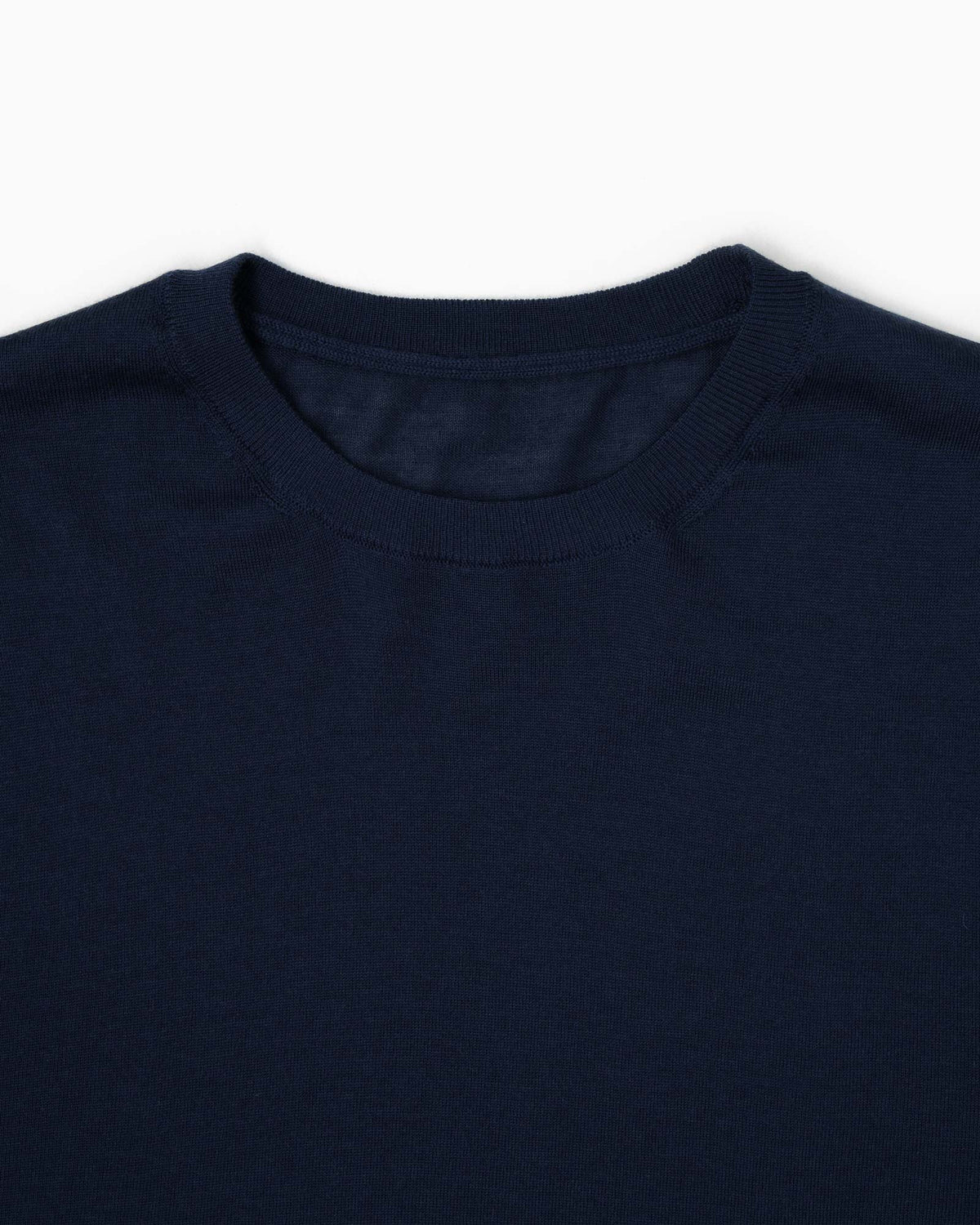 Merino Wool Crew Neck - Navy Blue