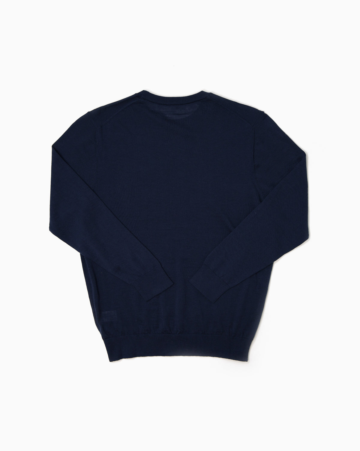 Merino Wool Crew Neck - Navy Blue