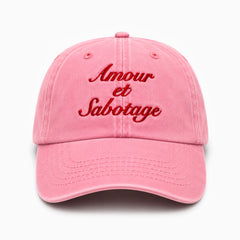 Amour & Sabotage Cap - Pink