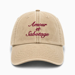 Amour & Sabotage Cap - Sand