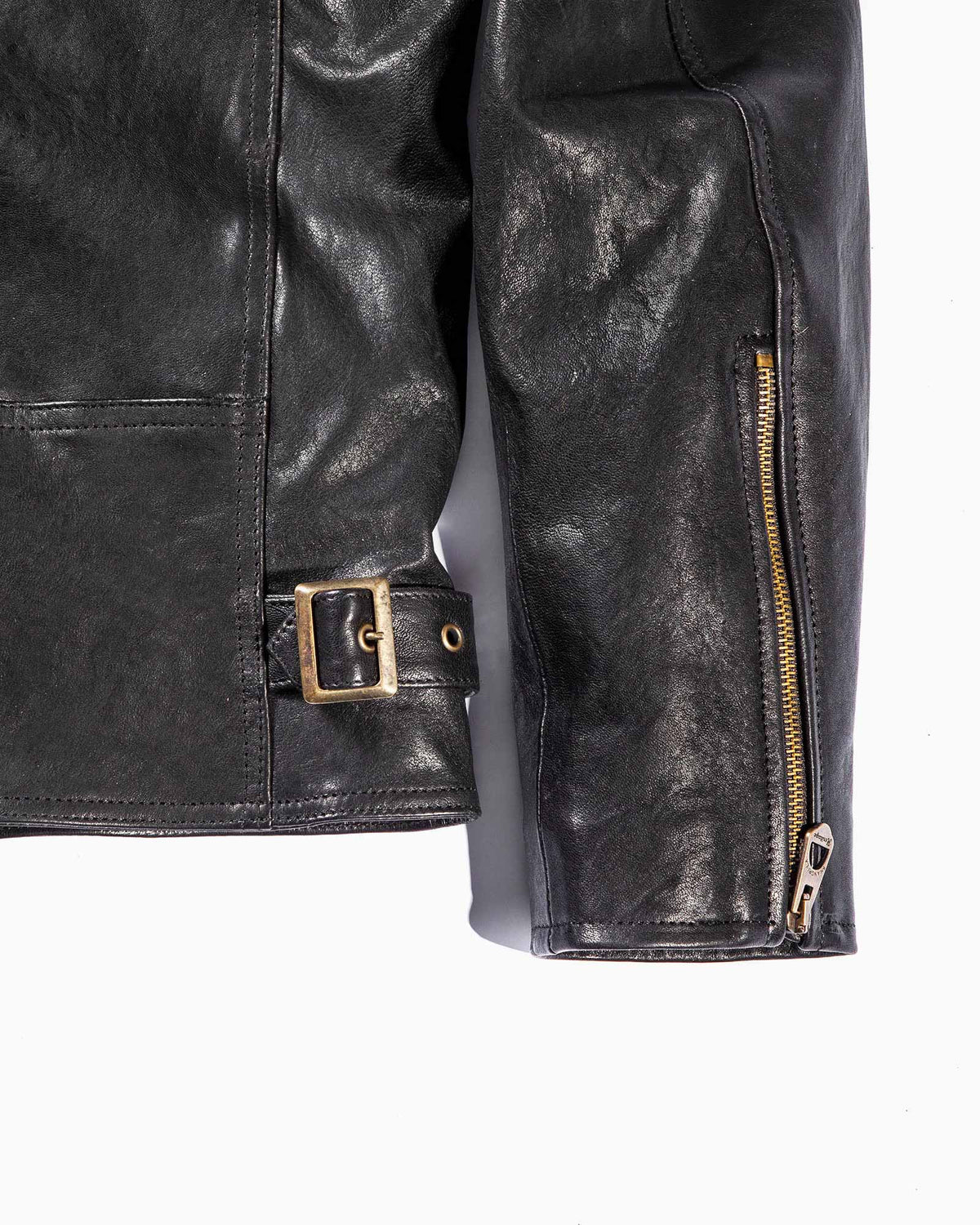“Café Racer” Black Leather Jacket