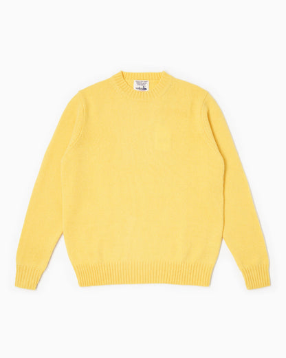 Shetland Crewneck Sweater - Yellow