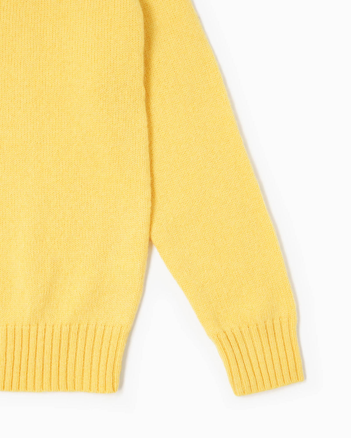 Shetland Crewneck Sweater - Yellow