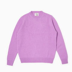 Maglione girocollo Shetland - Lilla