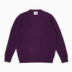 Maglione girocollo Shetland - Ortensia Mèlange