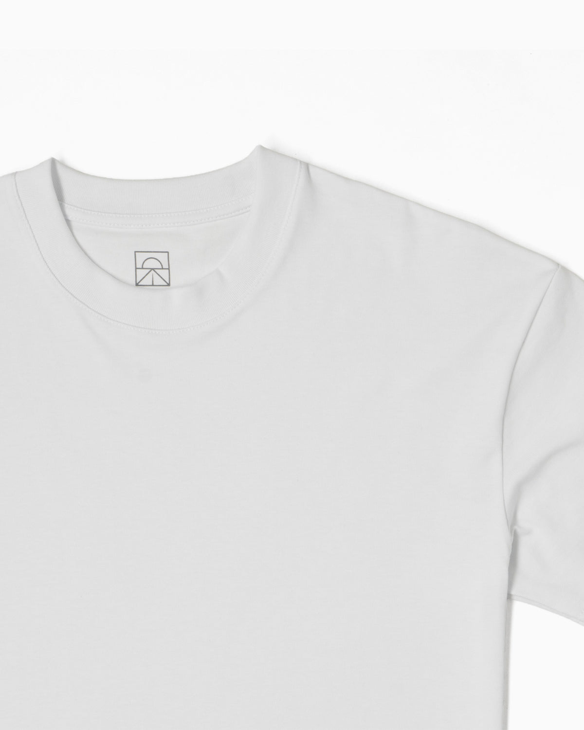 white t-shirt still life close up