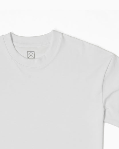 white t-shirt still life close up