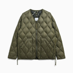 Military V Neck W Zip Down JKT Soft Shell - Olive