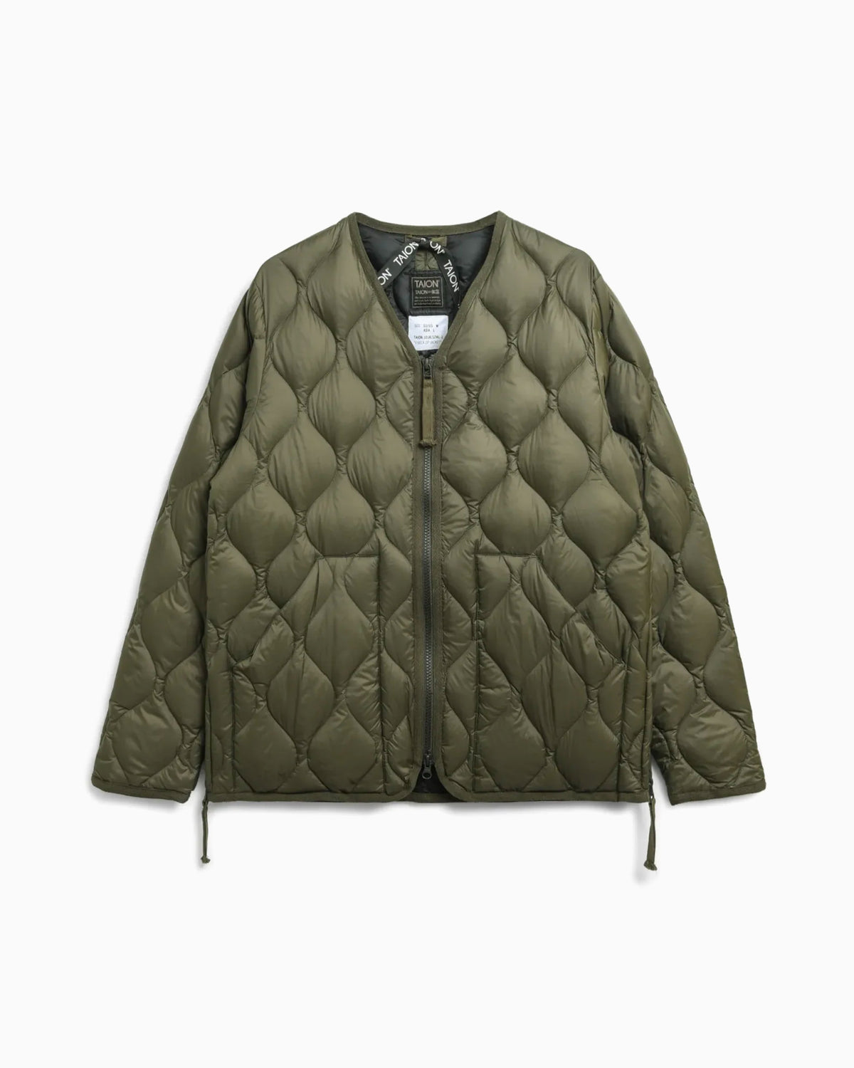 Military V Neck W Zip Down JKT Soft Shell - Olive